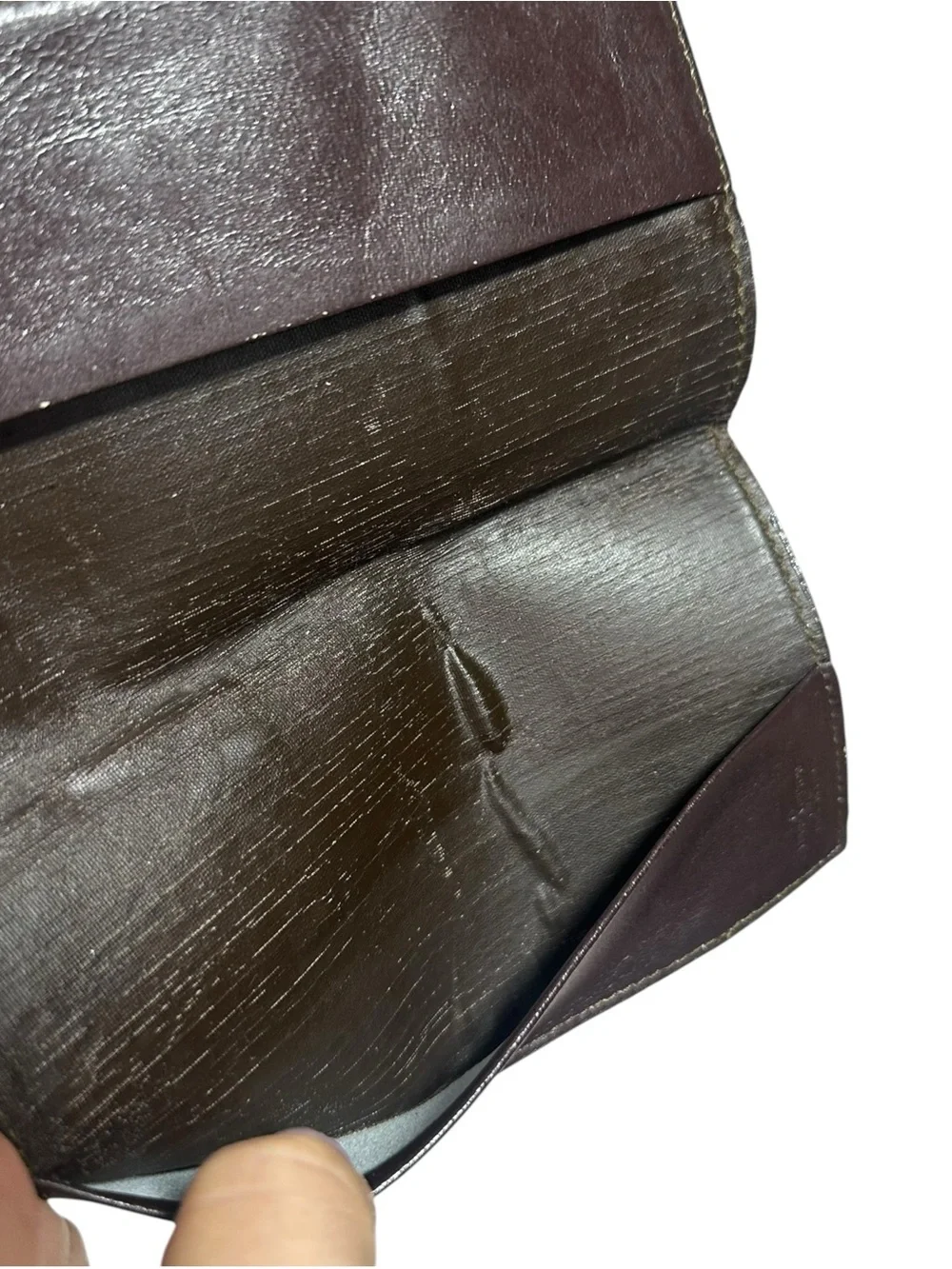 Louis Vuitton Monogram Vintage Leather Checkbook & Bill Holder